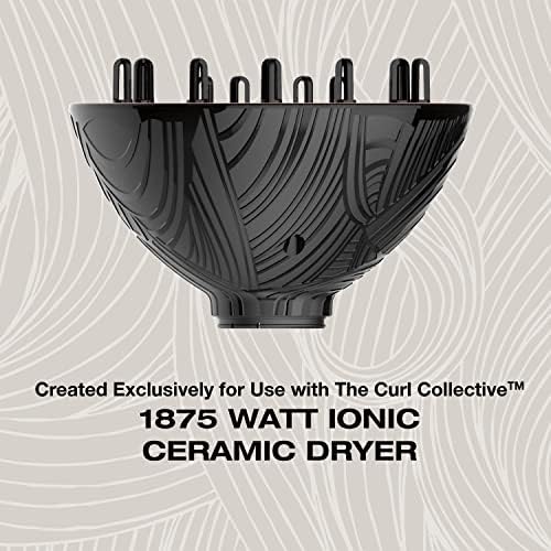 Conair Hair Dryer Diffuser Attachment, Curl Collective, Curly - Image 2