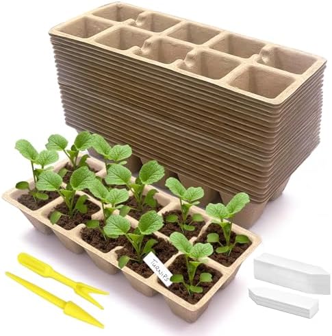 240 Cells Seed Starter Tray, Plant Starter Kit for Seedlings by Unknown