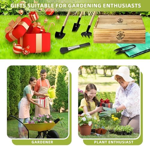 Bonsai Tree Growing Kit - All-in-One plant repotting mat Gardening Tools & User Manual, Unique Gift for Plant Lovers (Seeds Not Included)Gardening Gifts for Women Men Mom Father Birthday Thanksgiving - Image 7