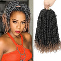 Passion Twist Crochet Hair, 10 Inch, T1B/27, 9 Packs by Pofworld