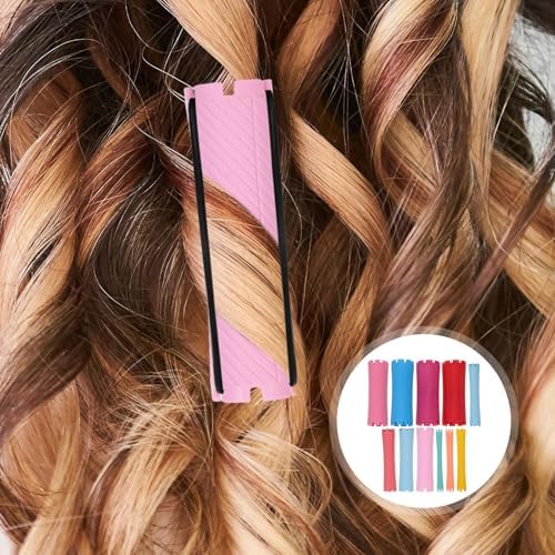 DOITOOL Heated Hair Curlers and Rollers - 100pcs Curly Styling Tools for No Heat Curls, Reusable Hair Perm Supplies - Image 2