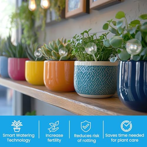 Watering Globe Sleeves 10 Pack – Anti-Clog Plastic Inserts for Plant Globes - Image 6