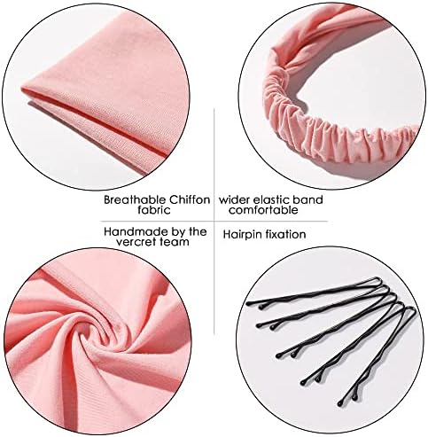 Vercret Hair Scarf Headband for Women,Boho Bandana Pretied Elastic Kerchief - Image 3