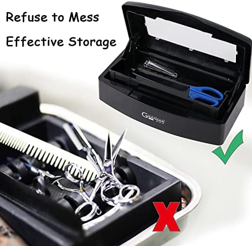nail art tools sterilizer box for nail tools, tweezers, hair salon, spa and trimmer manicure equipment (1 piece, black) - Image 6