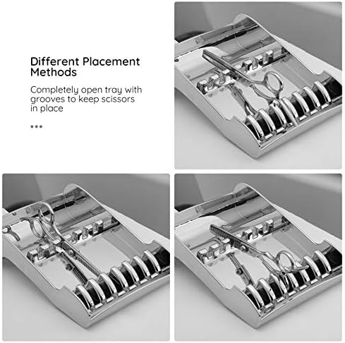 Salon Scissors Holder Rack，Segbeauty Hair Salon Shear Holder for Stylist, Professional Barber Shop Hair Cutting Scissors Organizer for Hairdressers, Scissors Storage Tray Barber Shear Accessory - Image 5