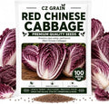 Red Chinese Cabbage Seeds for Planting | Crisp Heirloom Heads | 100 Seeds by CZGrain