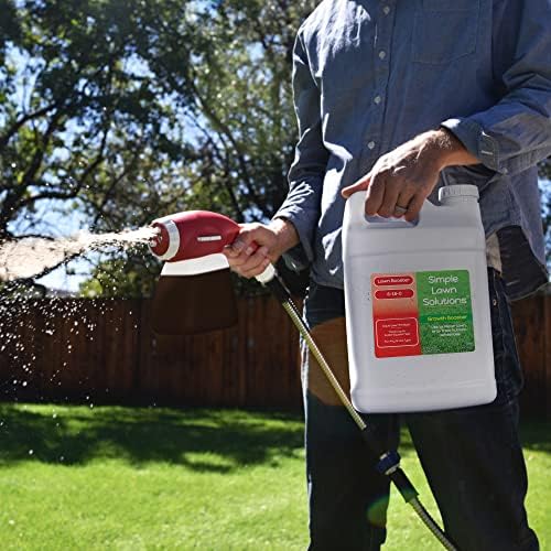 Extreme Grass Growth Lawn Booster- Liquid Spray Concentrated Fertilizer with Humic Acid- Any Grass Type- Simple Lawn Solutions (2.5 Gallon) - Image 2