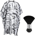 FEBSNOW Barber Cape Professional Hair Cutting Cape with Neck Duster Brush by HOMECRAFTBEAUTYBABY