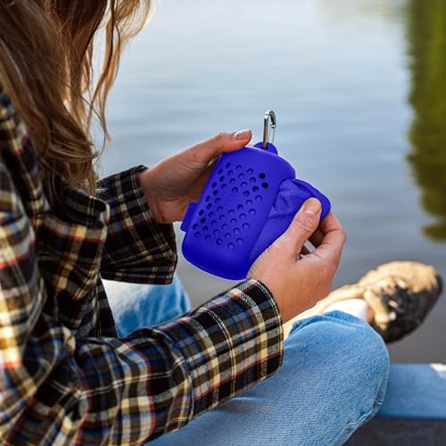 Nanofiber Quick Dry Towel for Camping, Gym, Yoga, Sport & Backpacking Blue - Image 4