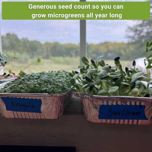 Sow Right Seeds - Large Microgreens Seed Collection for Planting Indoors - Image 5