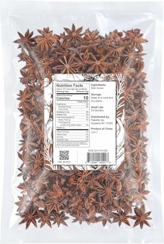 Soeos Star Anise, Star Anise Whole, Anise Seeds, NON-GMO Verified，16 Ounce - Image 2