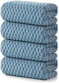 REDKISS 4 Pack Blue Bath Towels for Bathroom, Ultra Soft, 27"x55" by REDKISSOnline