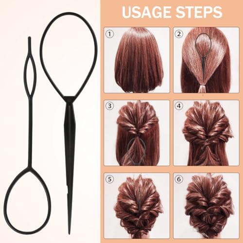 163psc Hair Accessories Kit, Bobby Pins Pins Hair Net Hairs Clips and Hairs Ties, for Women Girls Dance Ballet Cheerleading Travel with Storage Box - Image 5