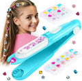 kidzkube Hair Gem Stamper Kit, Bling Hair Jewels for Girls Toys, Hair Styling Tool with Reusable Shining Diamonds, Birthday Gifts Toys for Girls Ages 3 4 5 6 8-12 by Kidzkube
