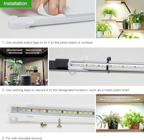 8in Plant Grow Light Strip, Full Spectrum for Indoor Plants 5V - Image 6