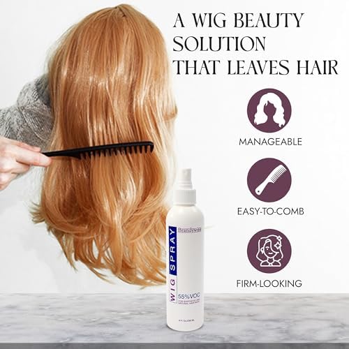 Non-Aerosol Styling Wig Spray for Synthetic & Natural Human Hair Wigs - Image 3