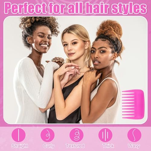ProSuites 2 Pack Pink Wig Head Stand with 3 PCS Wig Brush Comb, Travel Wig Holder Comb Set for for Women Multiple Wigs - Image 7