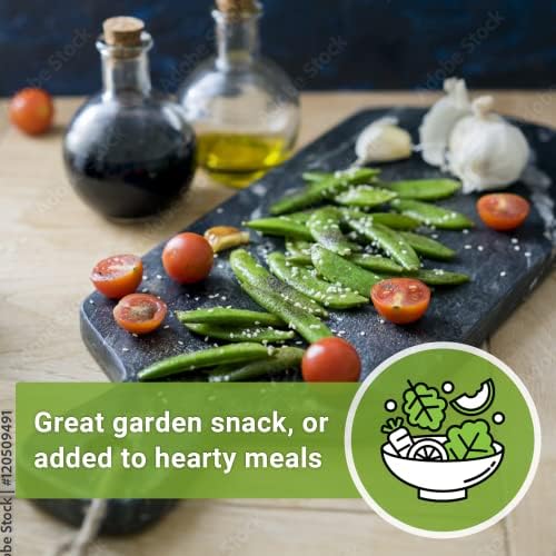 Sow Right Seeds - Sugar Snap Pea Seed for Planting Outdoors Vegetable - Image 4