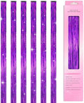 Leuceiy Hair Tinsel Clip in,Hair Accessories Tinsel Hair Extensions for Girls Pack of 6 Pcs 20 Inch,Fairy Hair Tinsel Kit,Heat Resistant New Years Festival Party by HOME