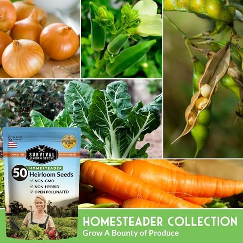 Homesteader 50 Pack Seed Vault for Planting Victory Gardens - Image 4