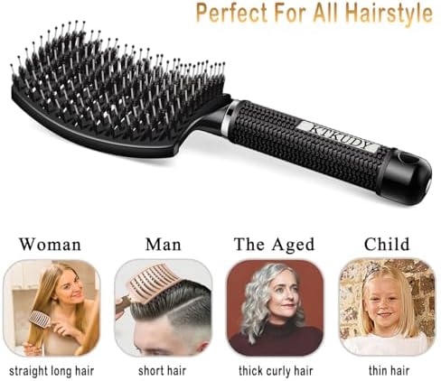 Detangling Brush for Women & Kids, Wet & Dry Hair, All Hair Types - Image 5