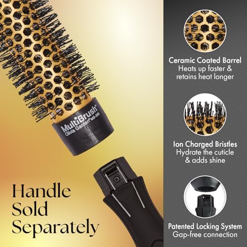 Olivia Garden MultiBrush - Non-Electrical Detachable Thermal Brush with Ceramic Barrel - Image 4