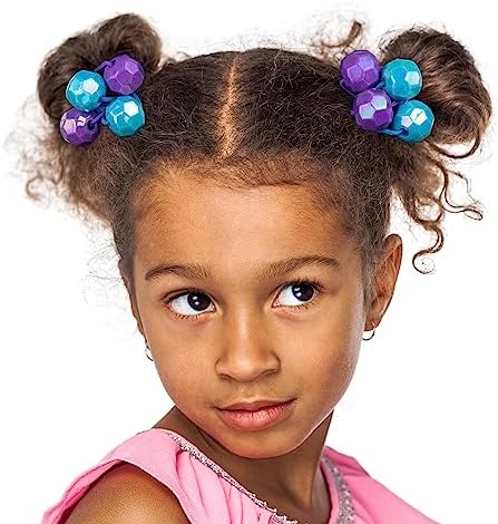 20pc Ponytailers Ponytail Balls Hair Elastics, 18mm Round-Value Pack Fun - Image 7