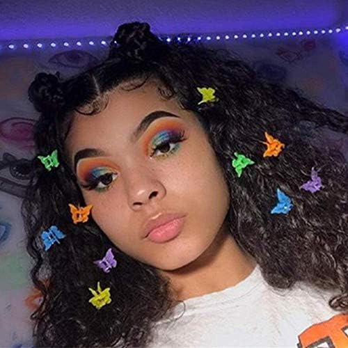MUUZLL 50 Pack Butterfly Hair Clips Pastel Mini Cute Accessories For 90S Girls Women, Matte Colors Assorted Color, Beautiful And Random Colour - Image 3