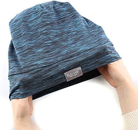 Beanie Sleep Hats Bonnet for Women Girls Curly Frizzy Hair Cover - Image 2