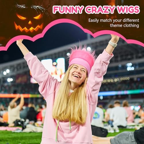 Crazy Wig Hairy Headband Hat - Image 4