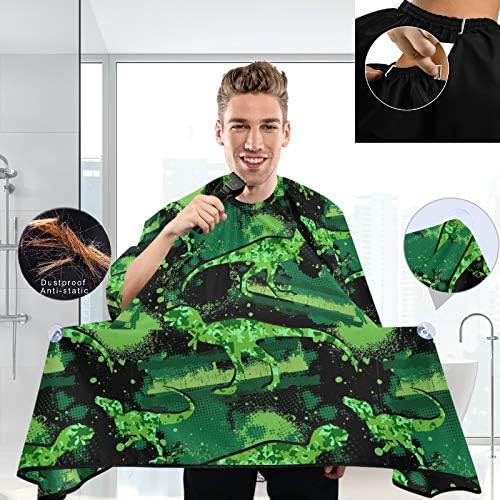 visesunny Professional Barber Cape Polyester Hair Cutting Salon Cape Apron Anti-Static Beard Bib Grooming Apron - Image 3