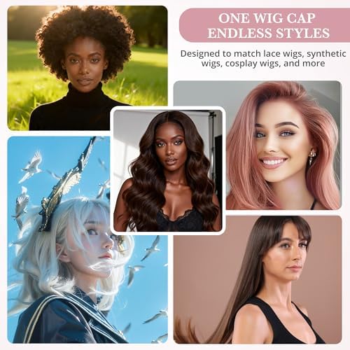 Wig Caps for Women Non Slip - All-in-1 Wig Cap for Lace Front Wigs - Image 7