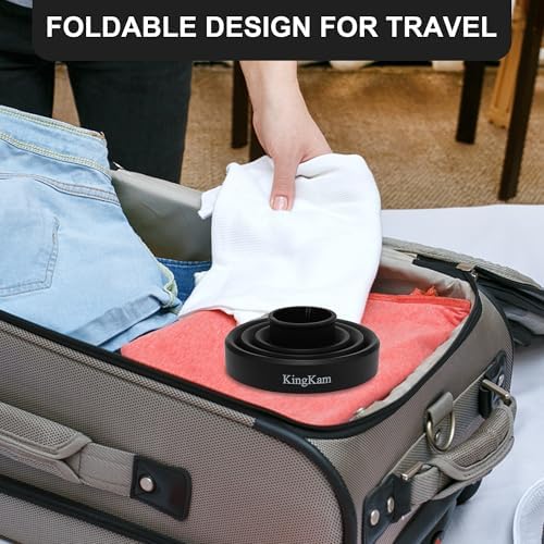 KingKam Collapsible Silicone Hair Diffuser, Fit 1.575-1.968 inch Nozzle - Image 6