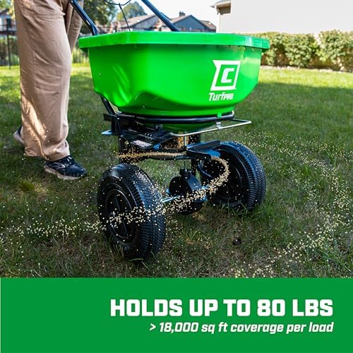 CHAPIN 89200A TurfPro 80 lb All-Season Lawn Spreader, Seed and Fertilizer - Image 2