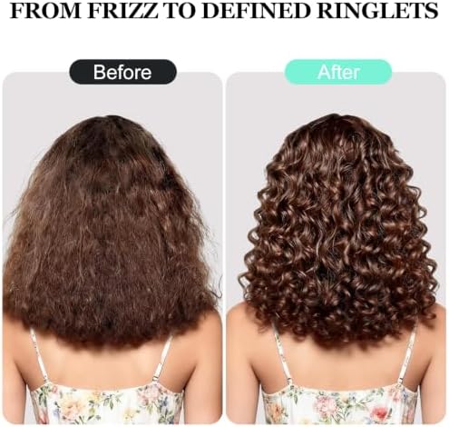 Curl Defining Brush with Wide & Narrow Teeth, Defines & Detangles Men/Women - Image 4