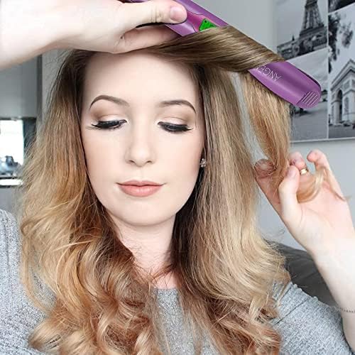 ANGENIL Pro Twist Flat Iron Curling Iron in One, Dual Voltage - Image 5