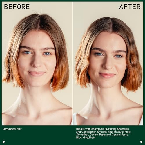 Aveda Smooth Infusion Style-Prep Smoother | Leave-In Anti-Frizz Serum | 72-Hour Frizz Defense & Frizz Control | Heat Protectant | 98% Naturally Derived* - Image 4