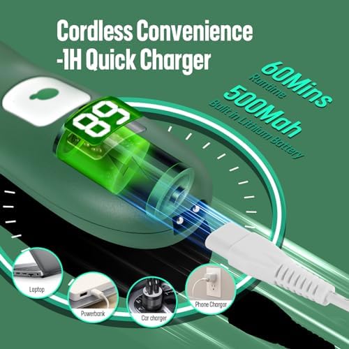 ENSSU Baby Hair Clippers Cordless Hair Clipper for Kids with LED Display - Image 3