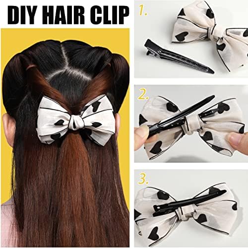 YGDZ Duck Billed Clips, 30pcs 3.5 inch Metal Alligator Hair Clips with Holes, Hair Clips for Styling Sectioning, Hair Coloring, Pin Curl Clips for Hair Roller, Black - Image 5