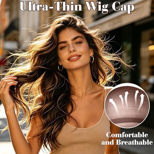MEEZY 12 Pcs Brown Wig Caps for Women, Non-Slip Stocking Cap for Lace Front Wig, Funny Party Cosplay Hair Cap Closed-End Hair Nets for Bachelorette Party Halloween Costume Birthday Wedding - Image 2