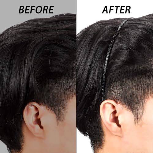 Metal Headband for Men, Flexible Wire Hair Band, 3 Pcs - Image 4