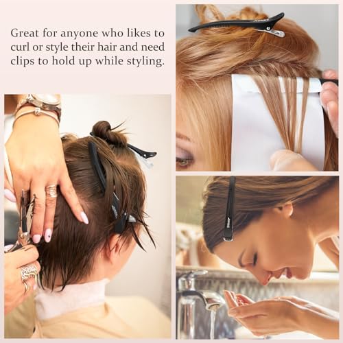 AIMIKE Hair Clips for Styling Sectioning, Barbers & Home Hair Cutting - Image 6