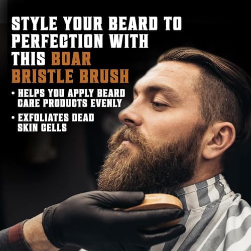 Viking Revolution Beard Brush & Wash Set - Peppermint Eucalyptus - 5 oz - Image 5