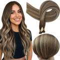 Full Shine Hand Tied Weft Hair Extensions Human Hair 18 Inch 100g by FullShine