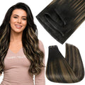 Full Shine Sew In Weft Hair Extensions Human Hair for Women 20 Inch 80g by FullShine