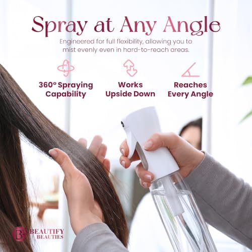 BeautifyBeauties Continuous Spray Bottle for Hair, 16.9 oz Mister Spray - Image 6