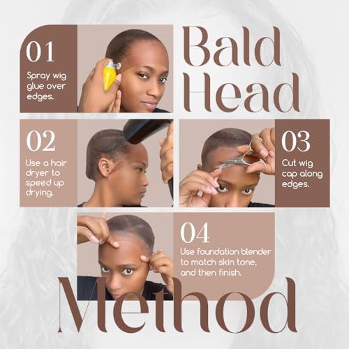 Dreamlover HD Wig Caps for Lace Front Wigs, Dark Brown, 12 Pieces - Image 6