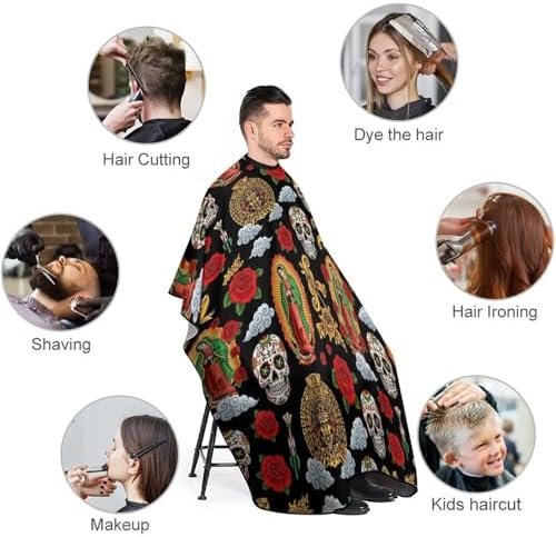 Women Barber Hairdressing Cape Adjustable Salon Cape Apron for Makeup Artist Beautician - Image 3