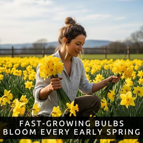 Yellow Dutch Master Daffodil Bulbs for Planting - Fresh Blooming Flowers, Easy to Grow Perennials - Sunshine Flowers - Early Spring Blooms - Indoor or Outdoor Growing (20 Bulbs) - Image 3