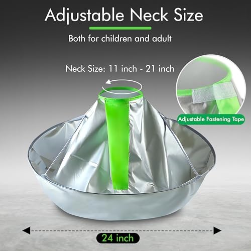 Hair Cutting Capes for Adults, Professional Haircut Cape Umbrella Waterproof Salon Barber Cape Hairdressing Apron, with 1PCS Black Comb - Image 7